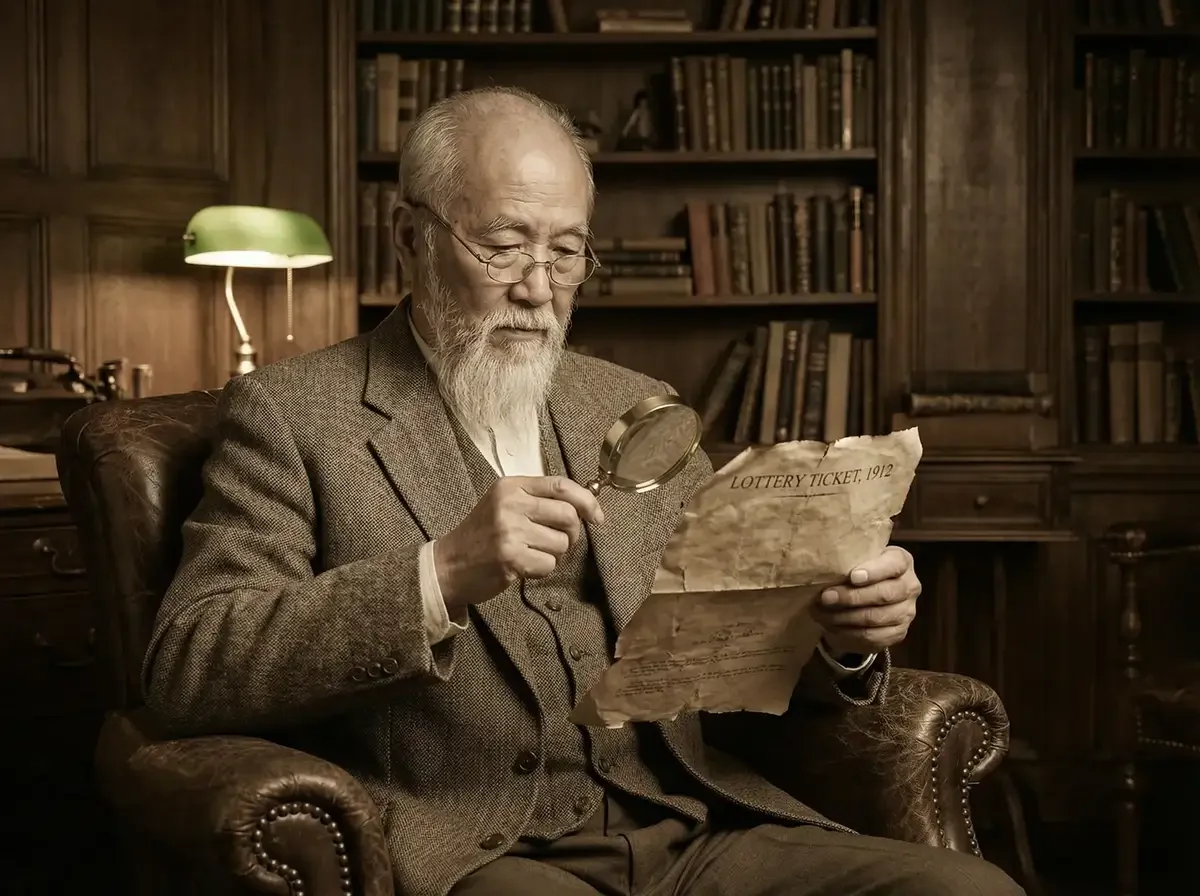 专家在分析彩票走势图